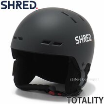 1円～ 23-24 SHRED TOTALITY L シュレッド スノーボード ヘルメット プロテクター スキー 軽量 ベンチレーション 2024 [同梱不可]_画像1