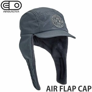 1円～ AIRBLASTER AIR FLAP CAP BLACK OS エアブラスター エアフラップ キャップ スノーボード スキー アウトドア 帽子 [同梱不可]