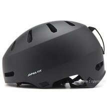 1円～ 23-24 BERN MACON2.0＋ HELMET MATTE BLACK バーン ジャパンフィット ヘルメット オールラウンド サイズ:XXL MTB スノボ [同梱不可]_画像4