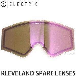 1円～ 22-23 ELECTRIC KLEVELAND SPARE LENSES PINK CHROME CONTRAST エレクトリック スペア レンズ 交換用 スノーボード [同梱不可]