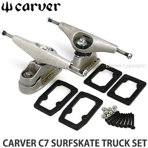 1円～ CARVER C7 SURFSKATE TRUCK SET Raw 6.5” カーバー サーフスケート トラック セット サーフィン オフトレ [同梱不可]