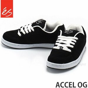 1円～ eS ACCEL OG BLK/WHT/BLK 27.0cm エス スケートボード スケボー スケシュー スニーカー シューズ 靴 メンズ SHOES [同梱不可]