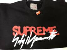 【新品未使用】20AW 21 Supreme × ヨウジヤマモト Medium Black シュプリーム YOHJI YAMAMOTO クルーネック スウェット トレーナー M 黒_画像1