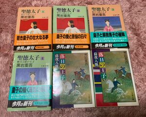 「聖徳太子 日と影の王子」「落日の王子　蘇我入鹿」黒岩重吾