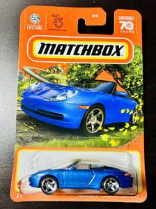 MATCHBOX ポルシェ 911 カレラ カブリオレ 996 ブルー PORSCHE マッチボックス