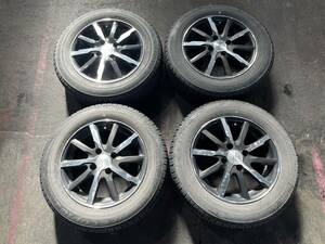 （179AN）【175/65R14】ブリヂストン 2017年製【14×5.5J 100 4H +38】中古タイヤ＋アルミホイール 4本セット