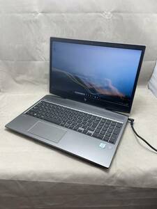 #300553 HP ZBook 15v G5 (Core i7-8750H/16GB/SSD 256GB+HDD 1TB/ 15.6 FHD/Quadro P600/WiFi,BT,WebCAM/Win11 Pro) ※バッテリ欠品※