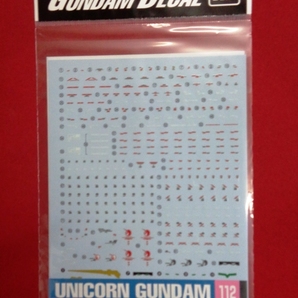 GD112 ガンダムデカール RG ユニコーンガンダム 用 定形84円対応 アナハイム RX-0 バナージ リンクスの画像2