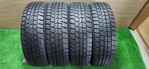 中古タイヤ　DUNLOP WINTERMAXX WM02 165/60R15 77Q スタッドレスタイヤ 冬タイヤ ハスラー　フレアクロスオーバー　ソリオ等　A223_画像1