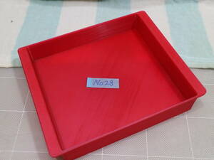 No28 red pra no1612 for tackle box inner tray inside cover tray half sa-zPLANOtana is siTANAHASHI