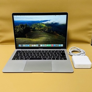 Apple Macbook Air 13 2018 シルバー Intel i5 1.6GHz/メモリ8 GB/ストレージ 256GB SSD/Sonoma & Windows 11 Pro(BootCamp) #501