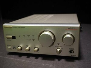 S579 ONKYO ステレオアンプ A-907X オンキョー WRAT INTEGRATED STEREO AMPLIFIER プリメインアンプ リモコン付属