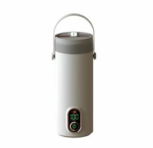  electric kettle, electric hot water cup, wireless portable rechargeable travel heating .. water cup,300W sudden speed heating,27000 mAh high capacity flask 