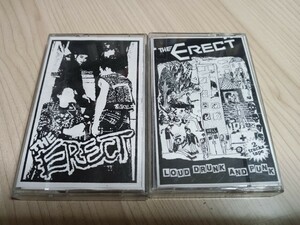 THE ERECT「デモテープ二本セット」パンク/ハードコア/Oi/POGO/PUNK/HARD CORE/BOLLOCKS/THE KNOCKERS