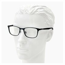 新品 レイバン メガネ 眼鏡 rx8773d 1012 53mm Ray-Ban メンズ レディース ユニセックス rb8773d チタン スクエア 型 めがね 黒縁 黒ぶち_画像6