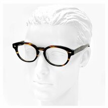新品 メンズ ワイド タイプ メガネ 1517-62 大きい 眼鏡 Lサイズ ボストン 肉厚_画像5