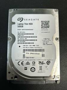 『正常』判定 SAEGATE 500GB 2.5 HDD SATA Note-PC用　 ■動作確認済 ■送料無料