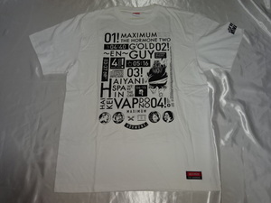 送料185円・R588■ マキシマムザホルモン 麺カタ　Tシャツ　XLサイズ　ホワイト