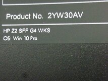 HP Z2 SFF G4 WorkStation(Xeon E 2224G 3.5GHz/16GB/SSD M.2 512GB + SATA 500GB/Quadro P620)_画像9