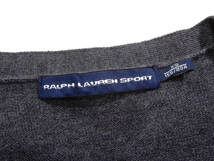 ラルフローレン RALPH LAUREN SPORT 大人可愛い☆ メリノウール100％ ポニー刺繍 Vネック ニットカーディガン XS 155/80A_画像6