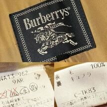 L21 カシミヤ!!参考価格20万●超美品BURBERRY collection★高級ステンカラーコート★ホースマーク師匠バーバリーコート　レディース　9号_画像10