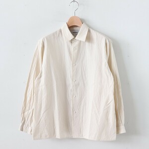 定価23,100 YAECA ヤエカ [ COMFORT SHIRT RELAX SQUARE #BEIGE [60106] ]