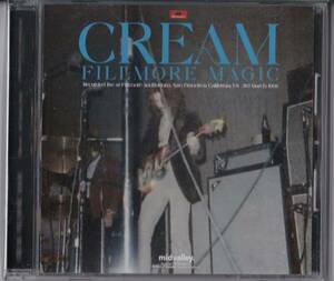 MID VALLEY CREAM / FILLMORE MAGIC 1968 (プレスCD) Jack Bruce Ginger Baker Eric Clapton エリック・クラプトン クリーム