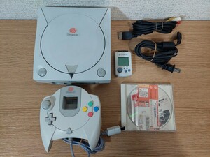 SEGA　Dreamcast　ドリームキャスト本体　HKT-3000+ソフト　モナコ・グランプリ・レーシング・シュミレーション2