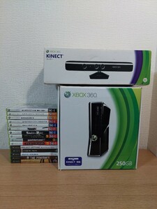 XBOX360本体 250GB+Kinect+ソフト15枚セット/エースコンバット/ドラゴンエイジ/バイオハザード/レッドデッドリデンプション/NINJA GAIDEN