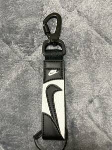 新品未使用 NIKE Key Holder Wrist Lanyard NS2020-036 BLACK SWOOSH ナイキ キーホルダー キーリング カラビナ スウッシュ