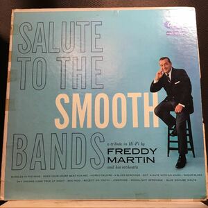 5点送料無料 LP★USオリジナル盤MONO 虹ラベ FREDDY MARTIN / SALUTE to the SMOOTH BANDS フレディ・マーティン swing jazz T 1116