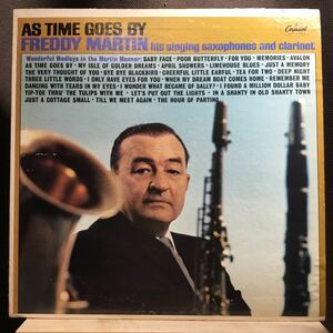 5点送料無料 LP★USオリジナル盤MONO 虹ラベ FREDDY MARTIN / As Time Goes By フレディ・マーティン swing jazz T 2347