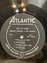 ５点送料無料 LP★USオリジナル盤 SHORTY ROGERS/WAY UP THERE ATLANTIC 1270 ショーティ・ロジャース_画像3