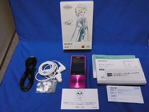 SONY NW-A16 (32GB) アナ雪 FROZEN Sisters Edition ローズピンク 中古品