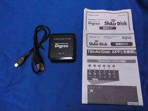 プリンストン ワイヤレスモバイルストレージ「Digizo ShAirDisk」 PTW-SDISK1