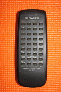 ★【中古良品】ＫＥＮＷＯＯＤ：オーディオ用リモコン（ＲＣ－ＳＡ７）★