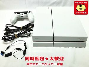 PS4　CUH-1100AB02　500GB　グレイシャーホワイト　本体のみ　中古　通電確認済み　画像参照　ゲーム　同梱OK　1円スタート★H