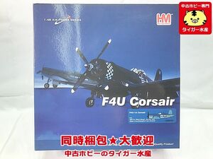 ホビーマスター　1/48　F4U-1 コルセア アメリカ海兵隊 第214戦闘飛行隊　HA8222　飛行機模型　同梱OK　1円スタート