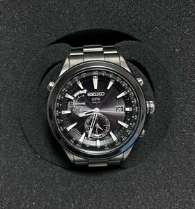 美品 セイコー SEIKO アストロン ASTRON GPS 電波ソーラー 腕時計 GPS衛星電波時計 チタン 7Xシリーズ SBXA007 7X52-0AA0 バッテリー交換済