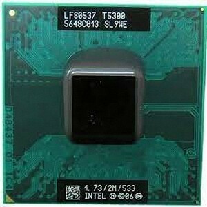 Intel Core 2 Duo T5300 SL9WE 2C 1.73GHz 2MB 34W Socket M LF80537GE0302M