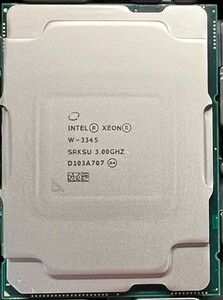 Intel Xeon W-3345 SRKSU 24C 3GHz 4.0GHz 36MB 250W LGA4189 DDR4-3200