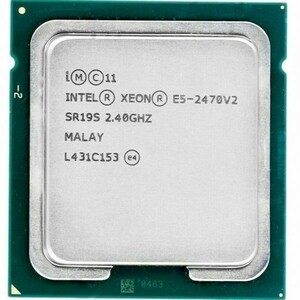 2個セット Intel Xeon E5-2470 v2 SR19S 10C 2.4GHz 25MB 95W LGA 1356 DDR3-1600 国内発