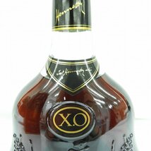 【未開栓】Hennessy ヘネシー XO 金キャップ クリアボトル ブランデー 700ml 40% 箱付 11467449 0107_画像4