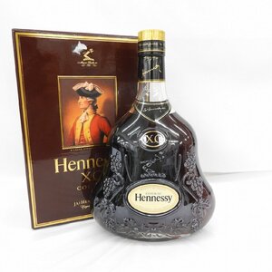 【未開栓】Hennessy ヘネシー XO 金キャップ クリアボトル ブランデー 700ml 40% 箱付 11467449 0107