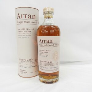 【未開栓】Arran アラン シェリーカスク ウイスキー 700ml 55.8% 箱付 11462420 0108