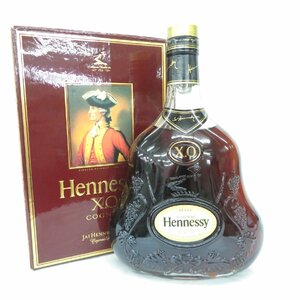 【未開栓】Hennessy ヘネシー XO 金キャップ クリアボトル ブランデー 700ml 40% 箱付 11474202 0110