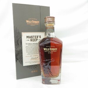 【未開栓】WILD TURKEY ワイルドターキー マスターズキープ ワン ウイスキー 750ml 50.5% 箱付 11480058 0115