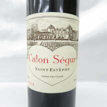 【未開栓】Chateau Calon Segur シャトー・カロン・セギュール 2004 赤 ワイン 750ml 13% 11473312 0117_画像2