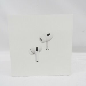 【未開封/未使用】Apple AirPods Pro 第2世代 MagSafe充電ケース(USB-C)付 MTJV3J/A ※封シール破れ(小)あり 11482342 0120