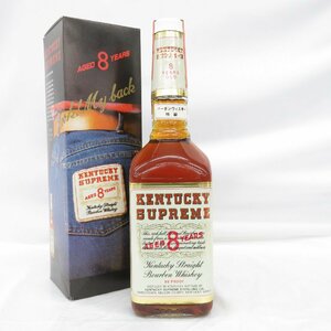 【未開栓】KENTUCKY SUPREME ケンタッキー シュープリーム 8年 ウイスキー 750ml 43% 箱付 11483403 0121